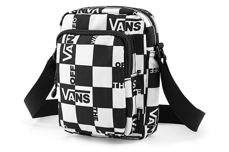 Сумка унисекс Vans VN0A54I5ZT6 черно-белая