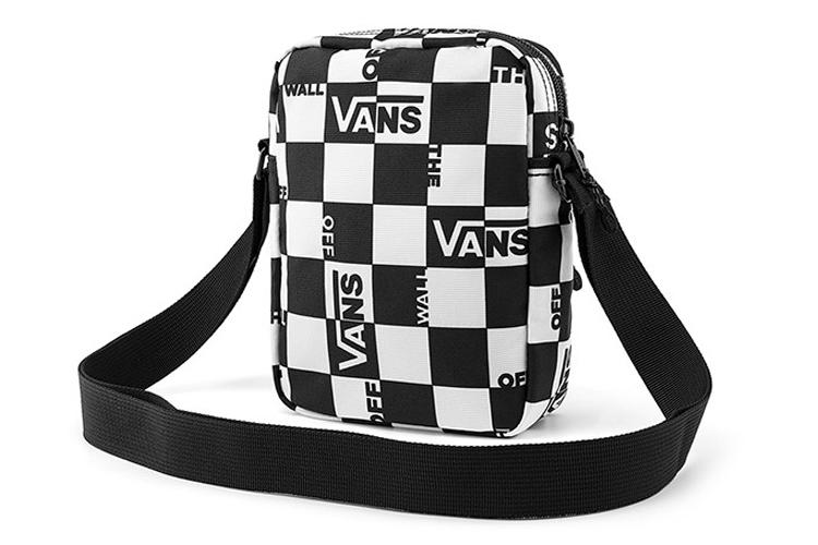 Сумка унисекс Vans VN0A54I5ZT6 черно-белая