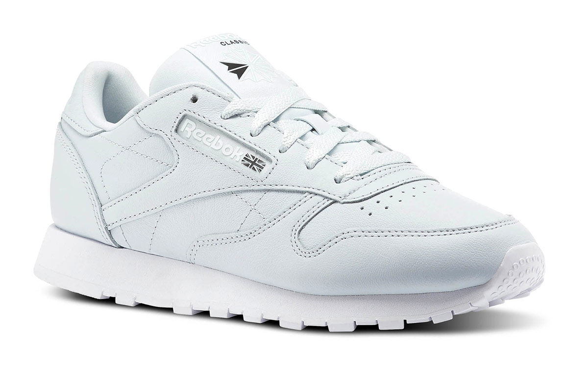 Кроссовки женские Reebok Face Stockholm X Classic Leather cloudy blue, 36 EU