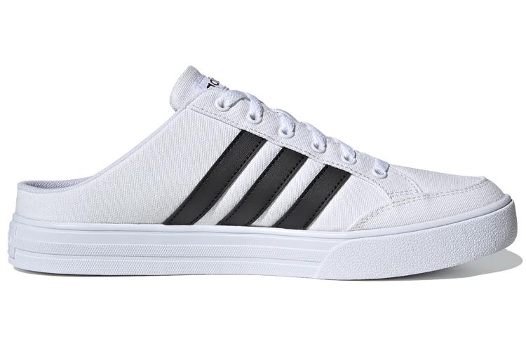 Кроссовки Adidas Vs Set Mule белые черные, 41 EU