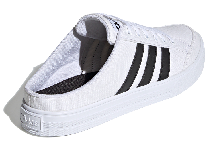 Кроссовки Adidas Vs Set Mule белые черные, 41 EU