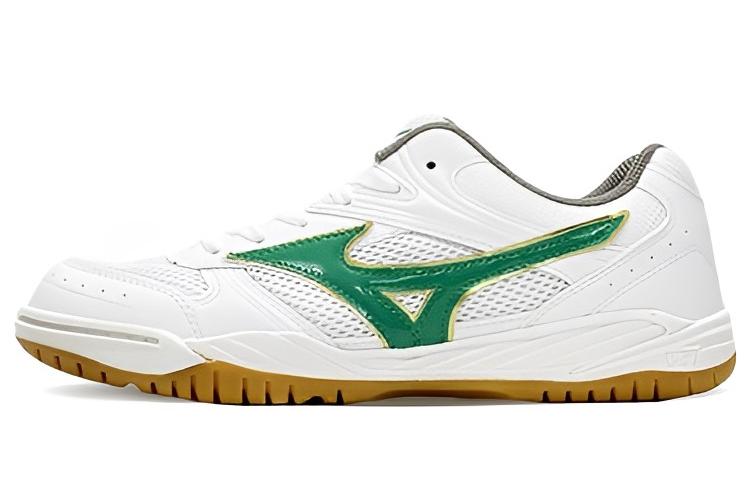 Кроссовки унисекс Mizuno 29KV13035 бело-зелёные, 37 EU