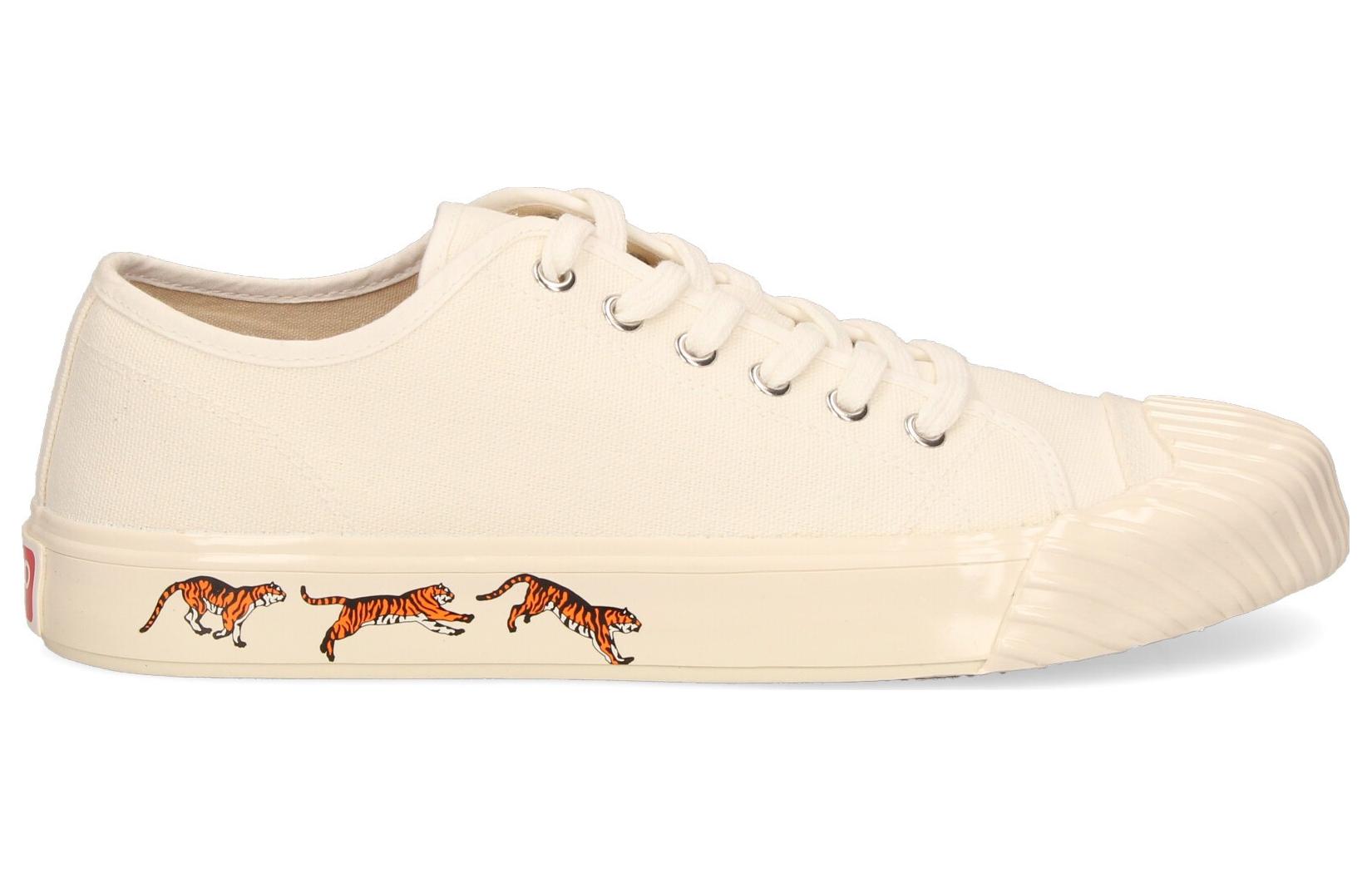 Спортивные кеды мужские KENZO School Low Top Trainers, off white, 41 EU