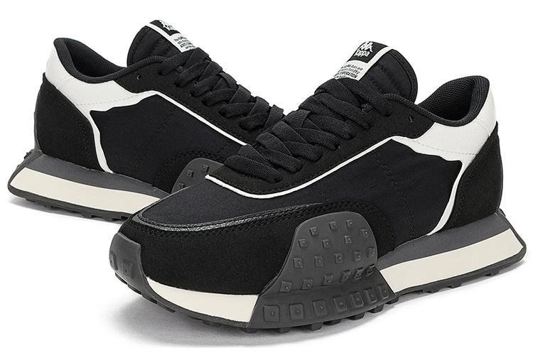 Кроссовки унисекс Kappa K0DW5MM08-990 черно-белые, 41 EU