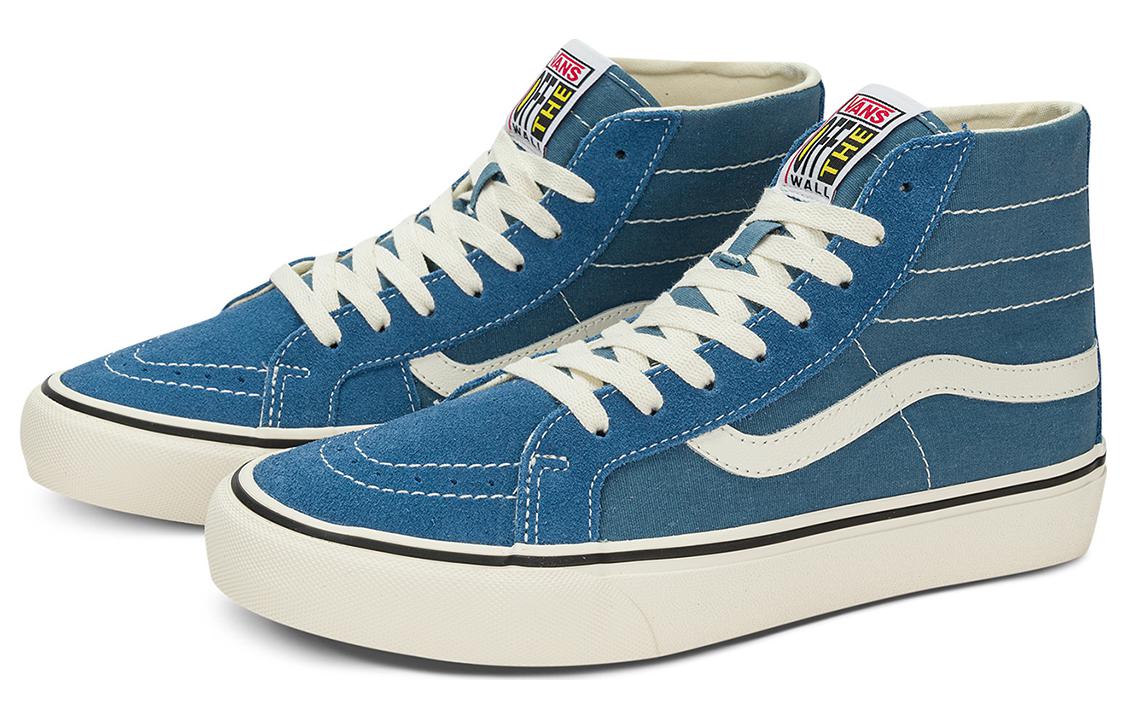 Спортивные кеды унисекс Vans SK8 HI 138 VR3, blue-white, 36 EU