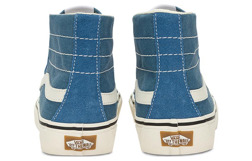 Спортивные кеды унисекс Vans SK8 HI 138 VR3, blue-white, 36 EU