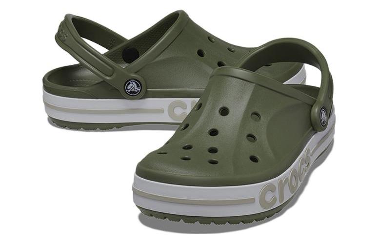 Шлепанцы унисекс Crocs Bayaband Clogs зелёные, 36-37 EU