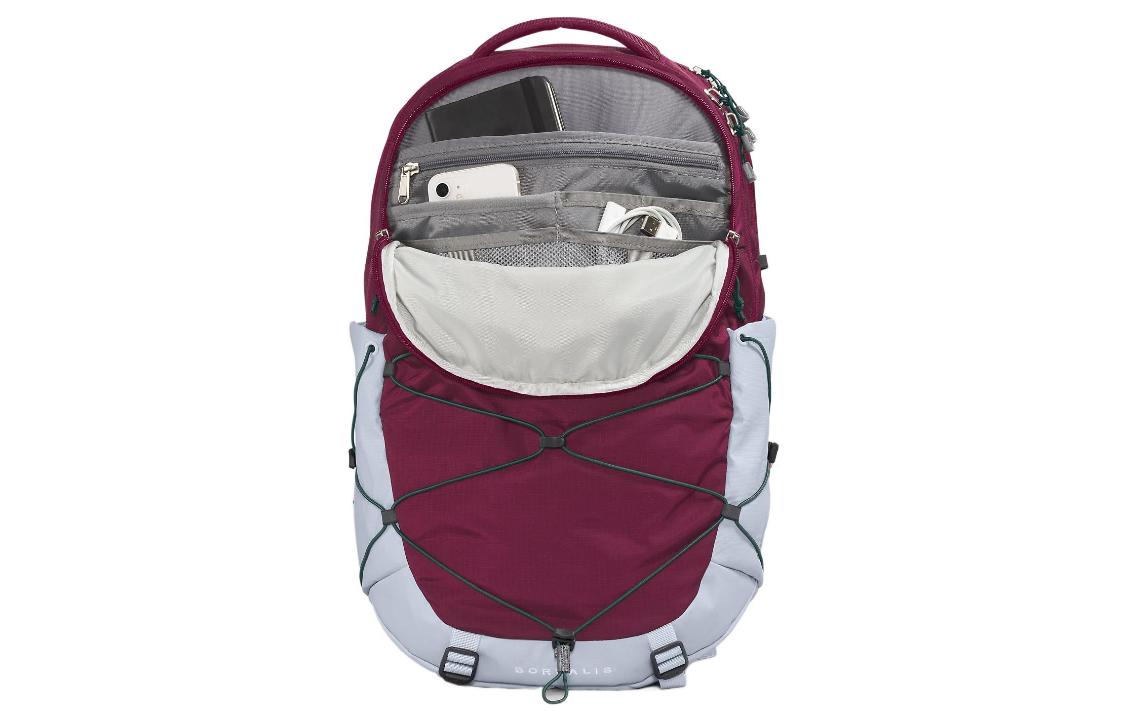 Рюкзак женский THE NORTH FACE NF0A52SION8 бордовый и темно-синий, Burgundy/Dark Blue EU