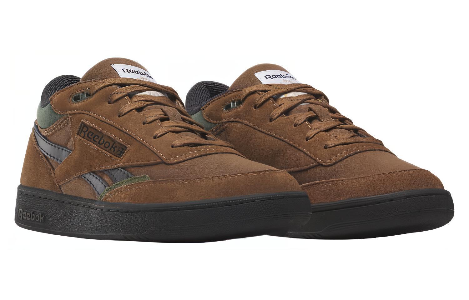 Кеды мужские Reebok Club C Mid 2 коричневые, 42.5 EU