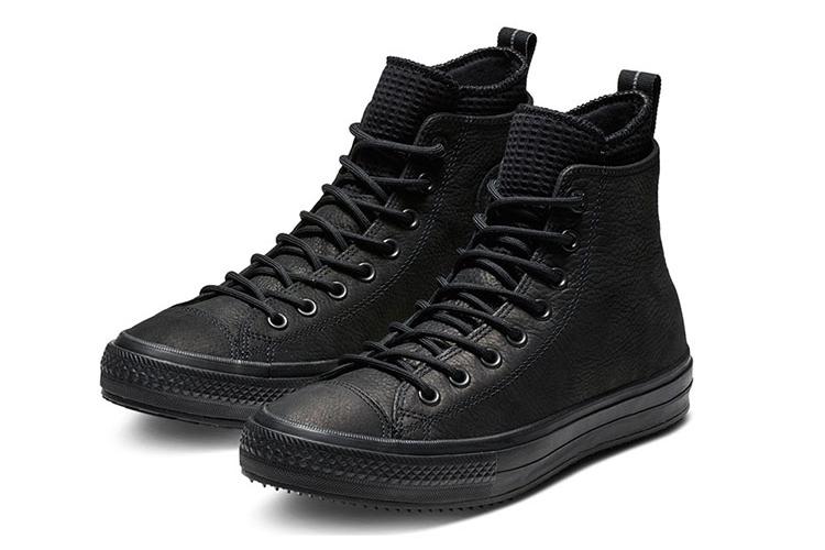 Кеды унисекс Converse Chuck Taylor All Star Hi Waterproof черные, 35 EU