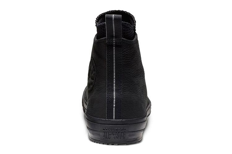 Кеды унисекс Converse Chuck Taylor All Star Hi Waterproof черные, 35 EU