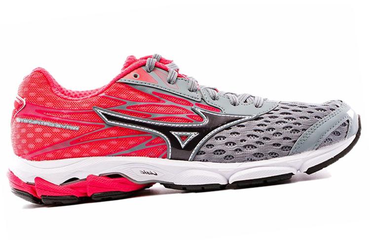 Кроссовки женские Mizuno Catalyst 2 серые/красные, 36.5 EU