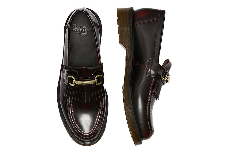 Лоферы женские Dr. Martens Adrian Snaffle, cherry red arcadia, 42 EU