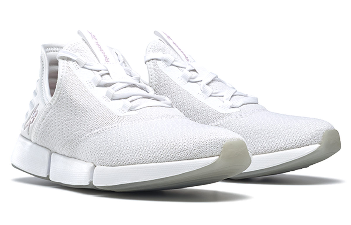 Кроссовки женские Reebok Dailyfit Dmx белые с лиловыми акцентами, 35.5 EU