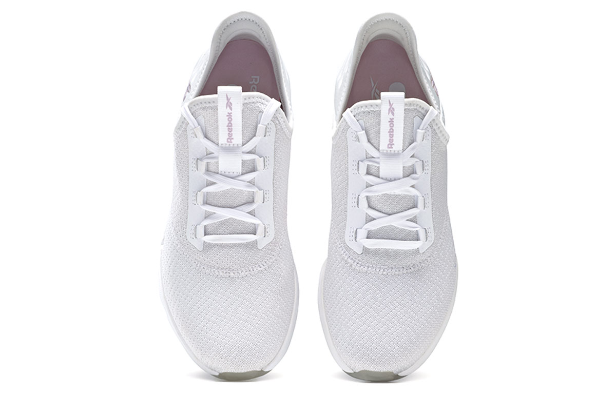 Кроссовки женские Reebok Dailyfit Dmx белые с лиловыми акцентами, 35.5 EU