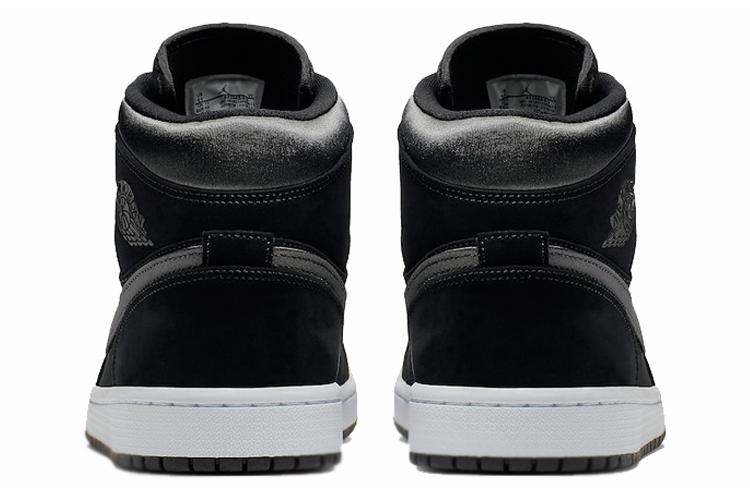 Кроссовки мужские Jordan 1 Mid Nylon черные, 42.5 EU