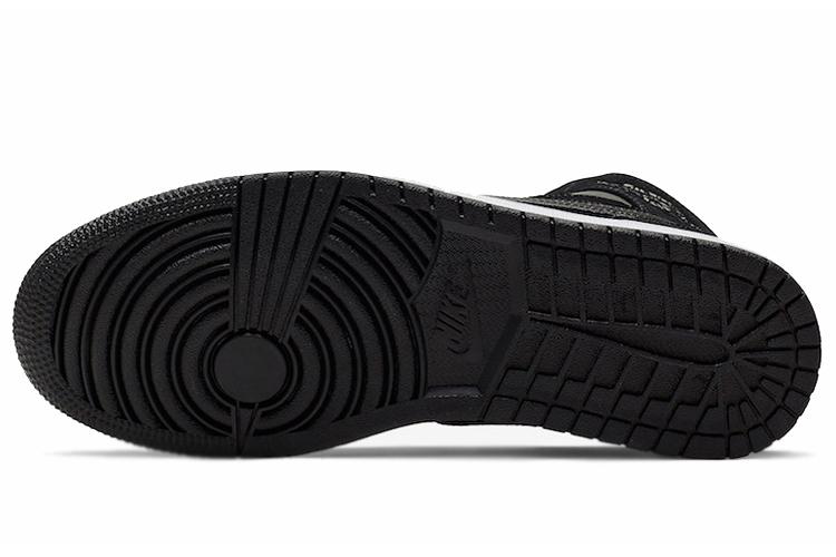 Кроссовки мужские Jordan 1 Mid Nylon черные, 42.5 EU