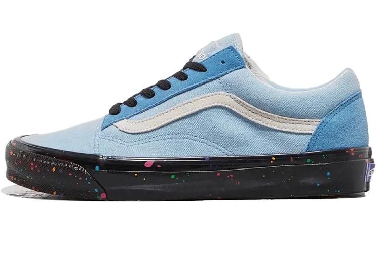 Кроссовки унисекс Vans Old Skool Vault LX Footpatrol синий-черный