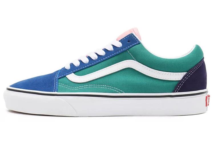 Спортивные кроссовки унисекс Vans Old Skool Retro Court, blue-teal, 36 EU