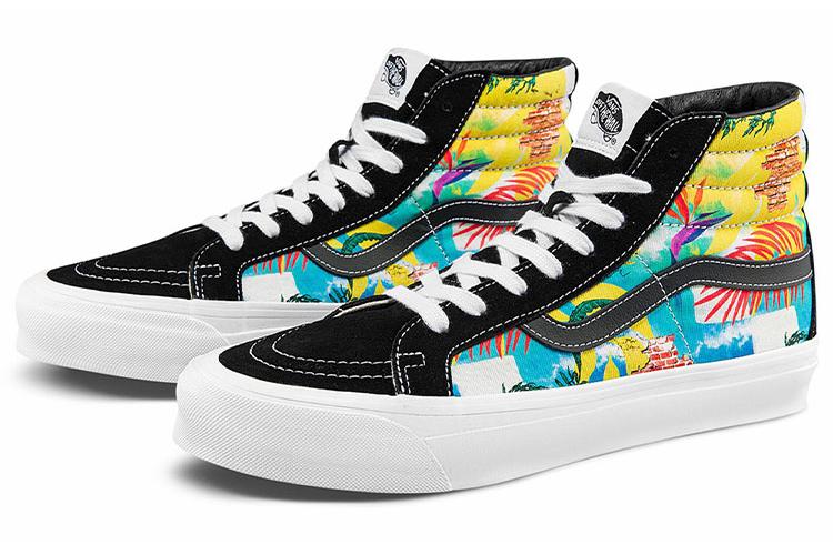 Кроссовки унисекс Vans SK8-Hi LX черные, 35 EU
