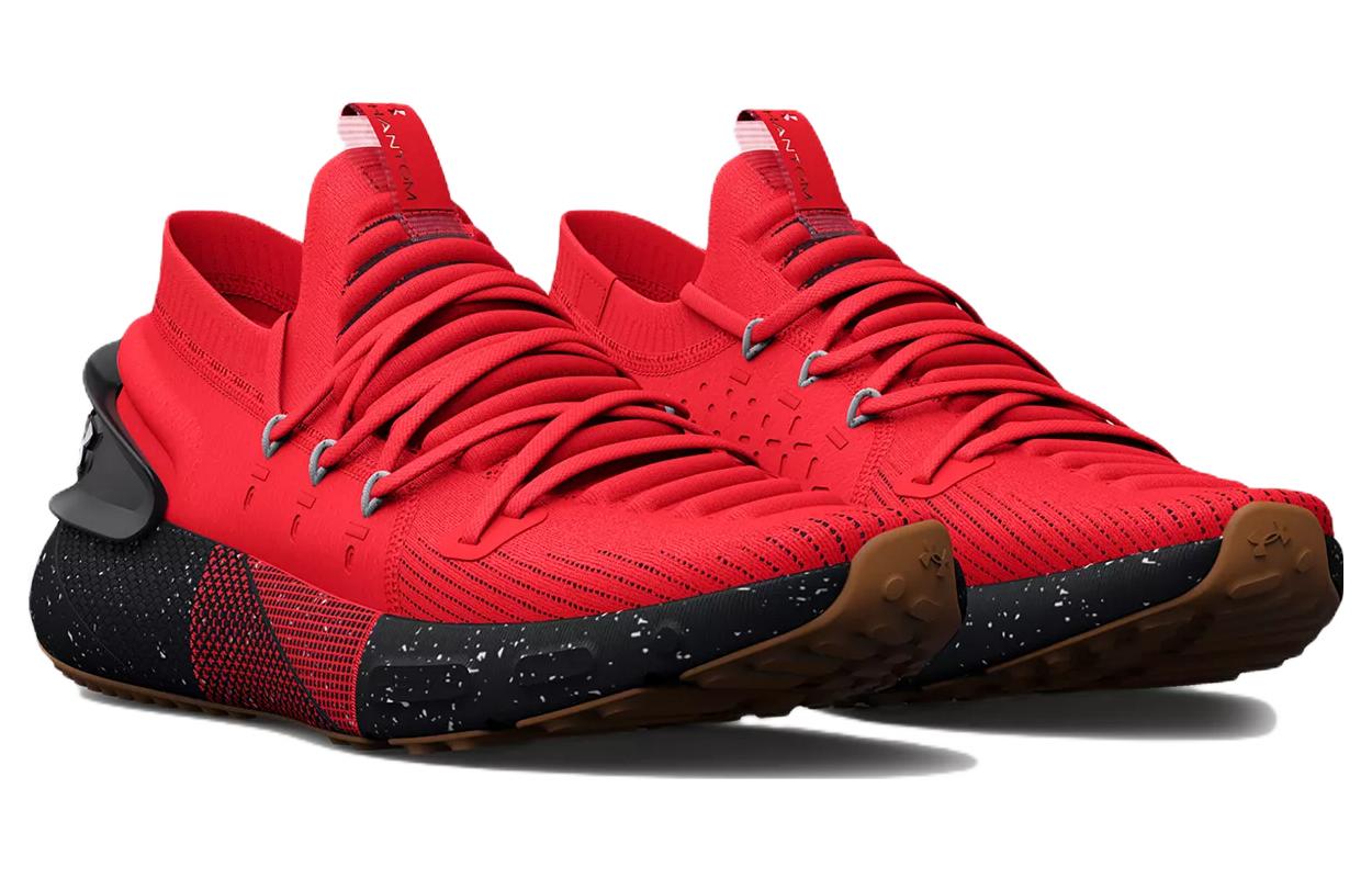 Кроссовки унисекс Under Armour Phantom 3 красные-черные, 42 EU