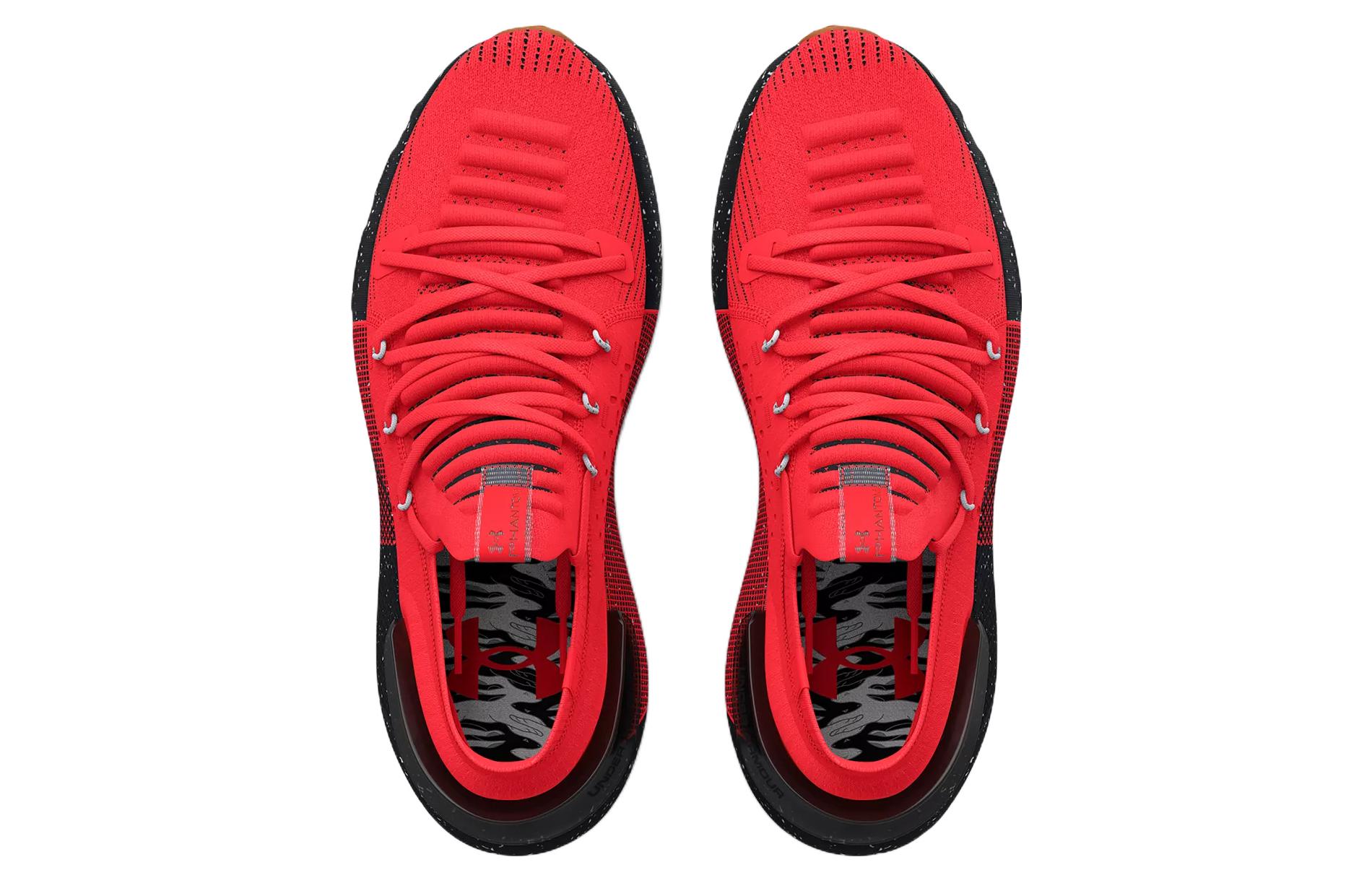 Кроссовки унисекс Under Armour Phantom 3 красные-черные, 42 EU