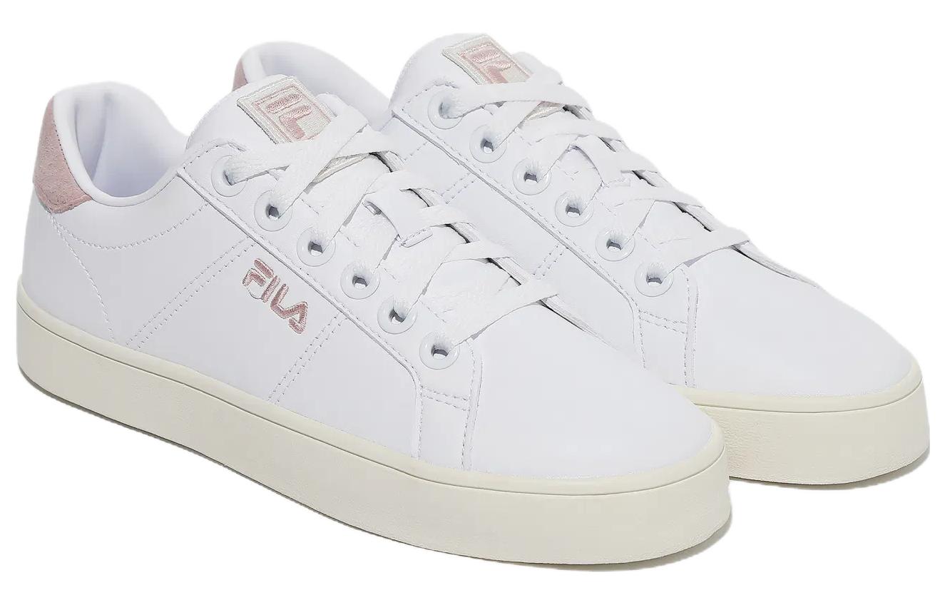 Кроссовки унисекс FILA Court Deluxe LT белые с розовым, 250 EU