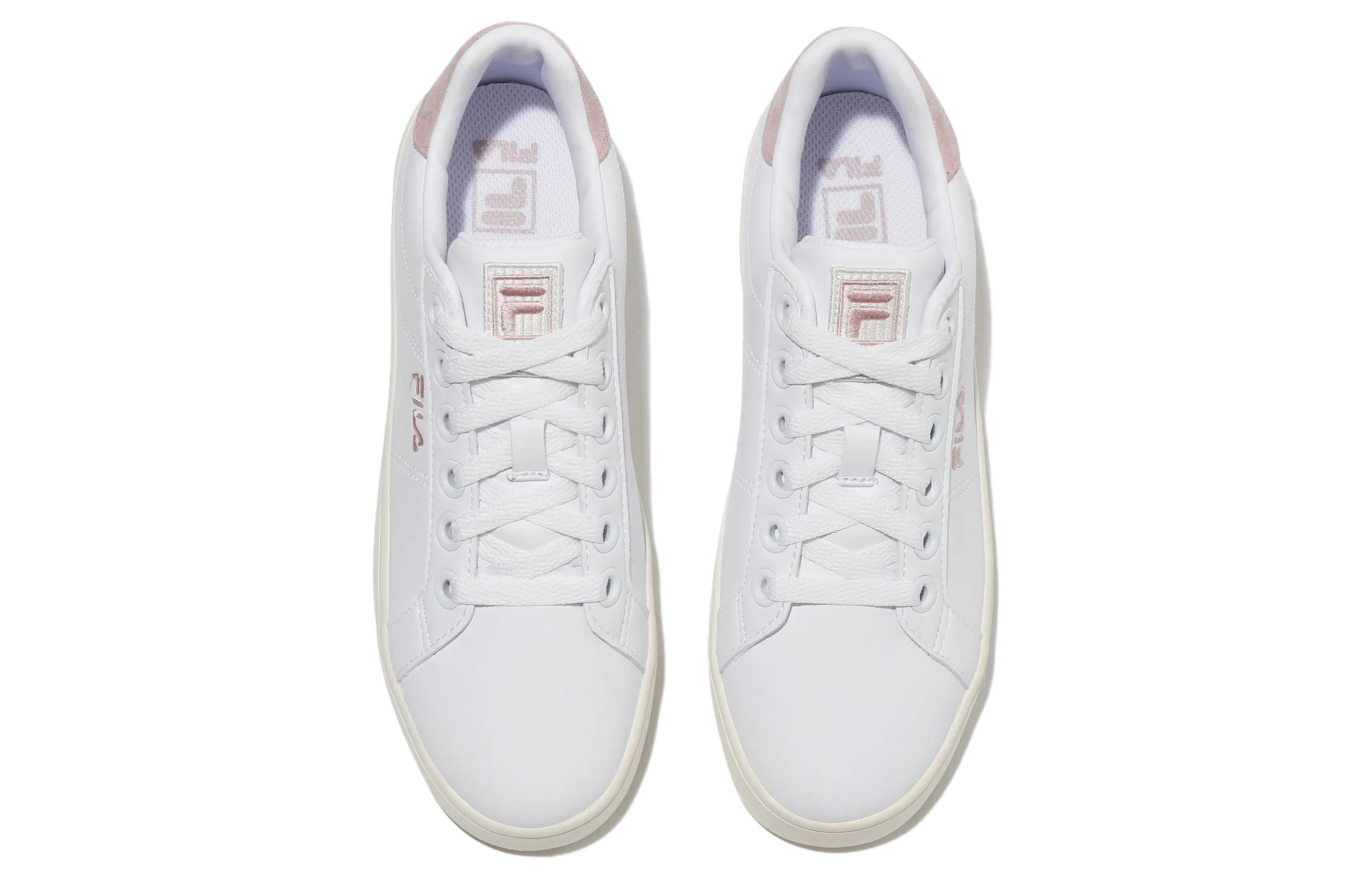 Кроссовки унисекс FILA Court Deluxe LT белые с розовым, 250 EU