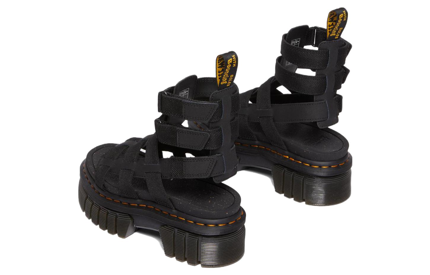 Сандалии унисекс Dr.Martens Ricki черные, 38 EU