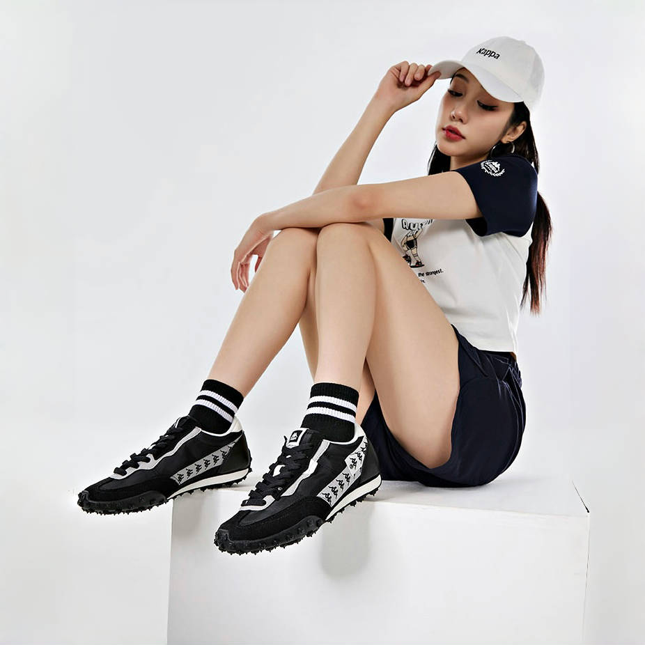 Кроссовки унисекс Kappa K0DY5MM09-990 черные, 36 EU