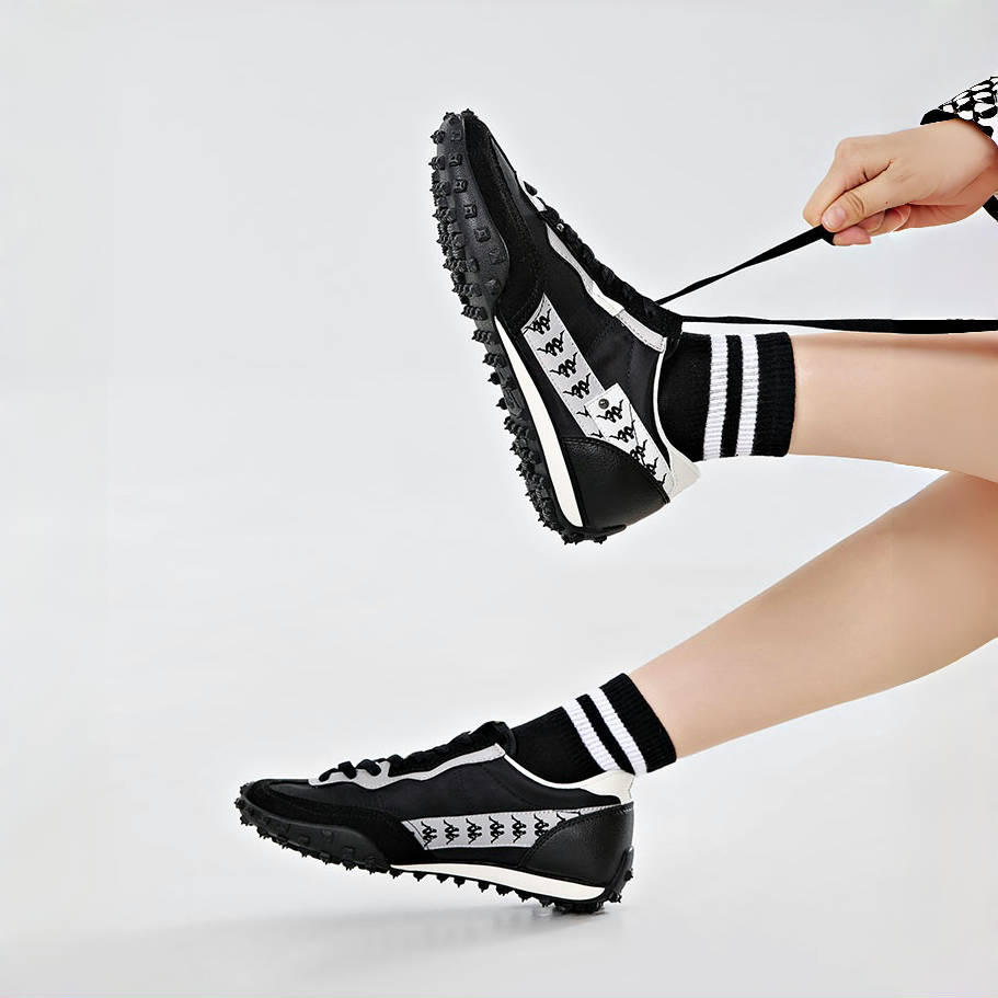 Кроссовки унисекс Kappa K0DY5MM09-990 черные, 36 EU