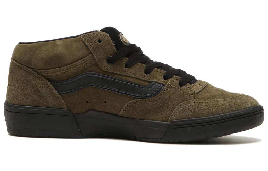 Спортивные кеды мужские Vans Zahba Mid, оливковые, 36 EU