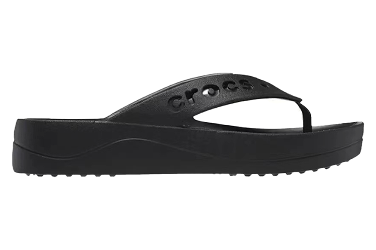 Шлепанцы женские Crocs Baya Platform Cut Out Detail черные, 38-39 EU
