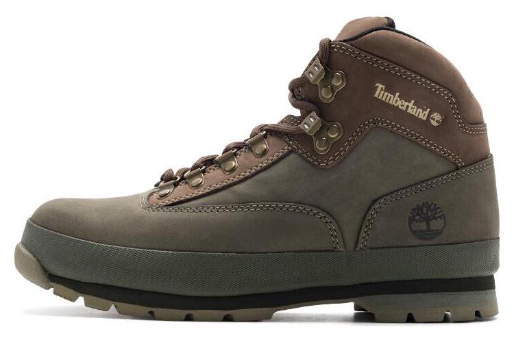 Спортивные ботинки мужские Timberland Euro Hiker Mid темно-зеленые