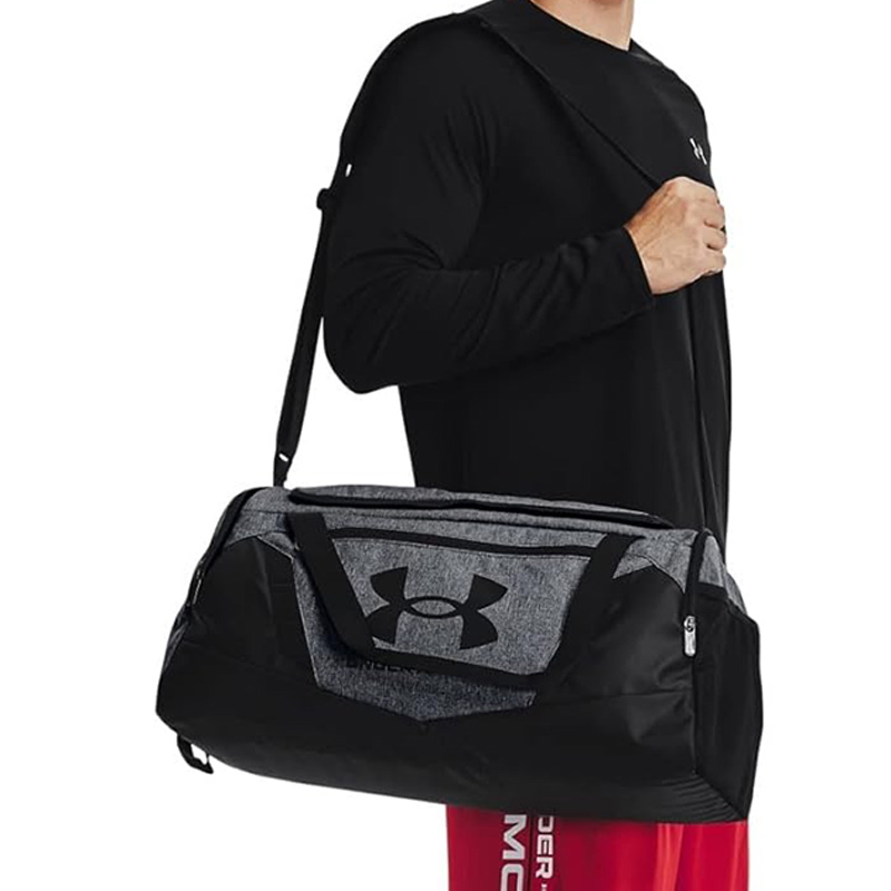 Дорожная сумка унисекс Under Armour 1369222-012 темно-серый меланж/черный, Small EU