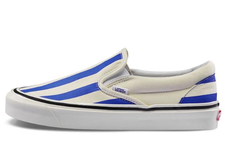 Слипоны унисекс Vans Classic Slip On 98 Dx Anaheim Factory blue stripes