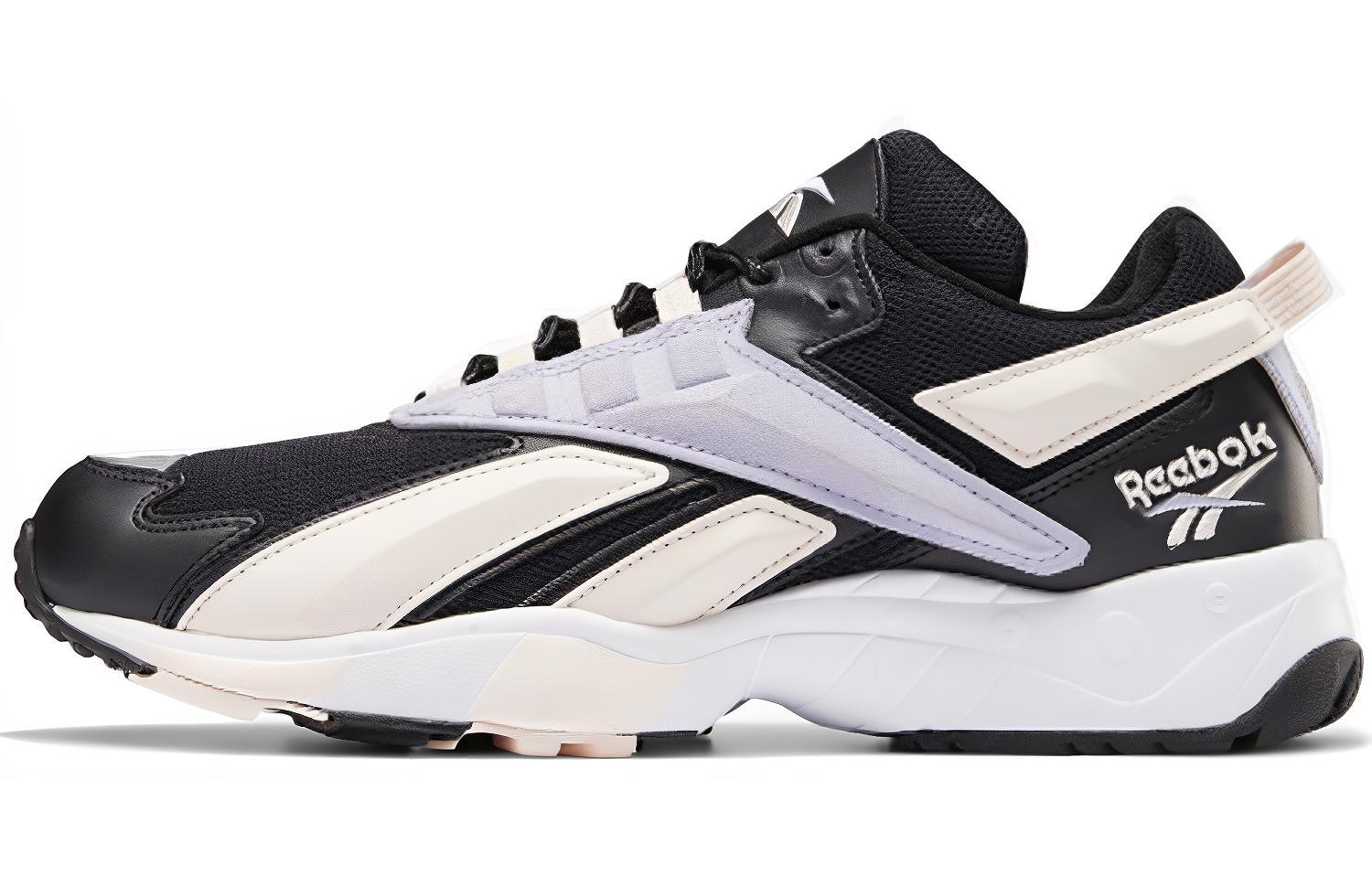 Кроссовки унисекс Reebok Interval 96 черно-розовые, 34 EU