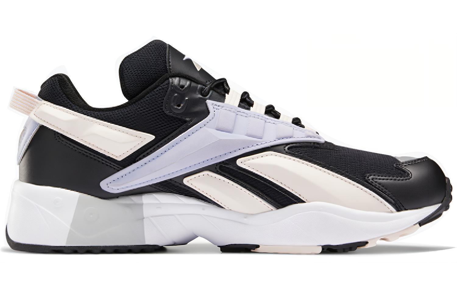 Кроссовки унисекс Reebok Interval 96 черно-розовые, 34 EU