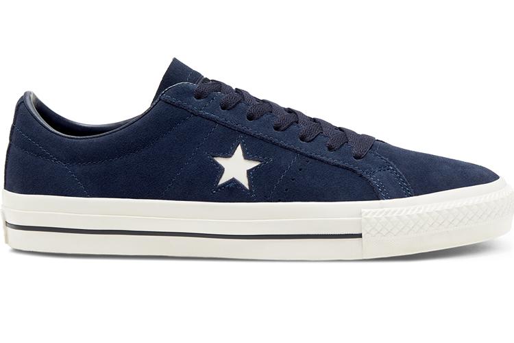 Кроссовки унисекс Converse One Star Pro Suede Low Top, синий белый, 35 EU