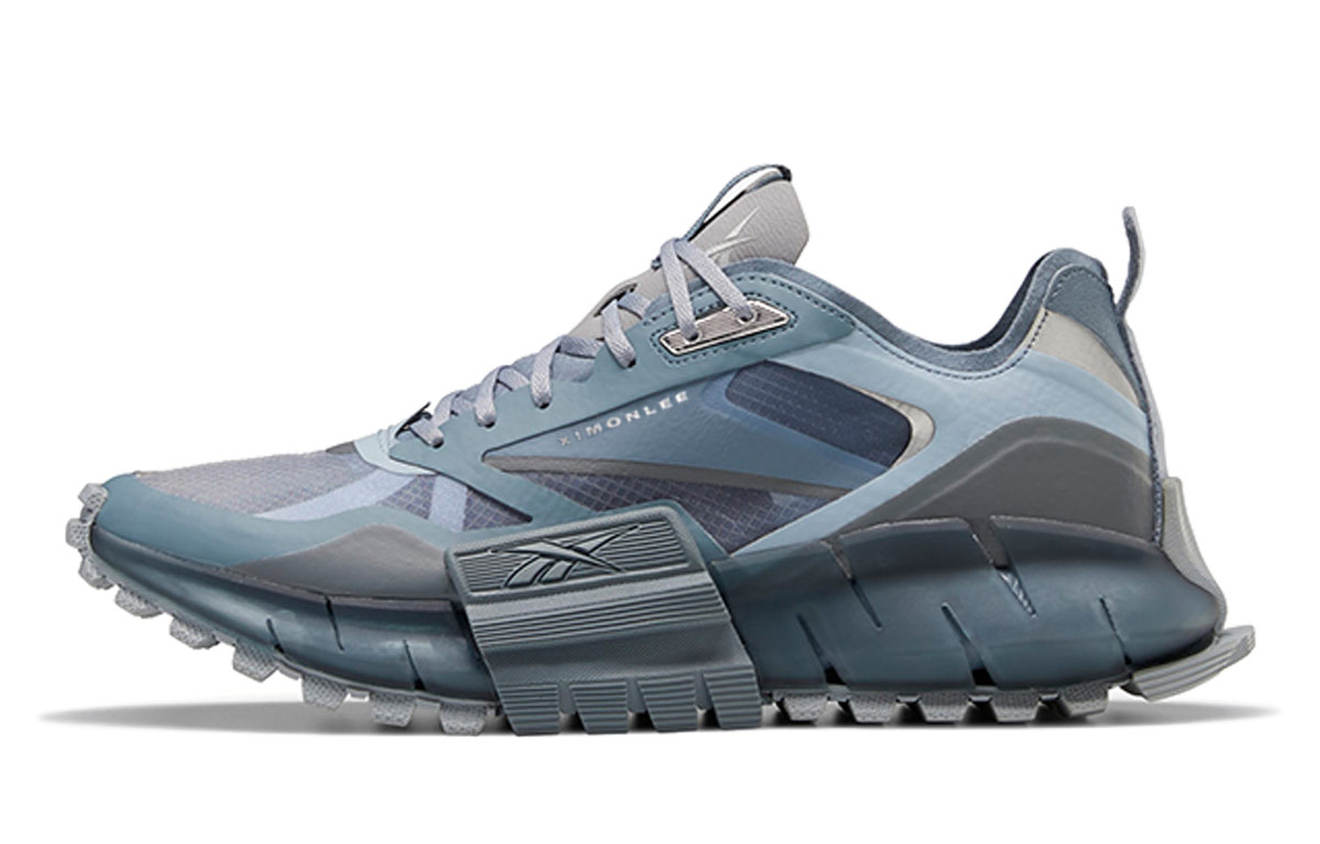 Кроссовки унисекс Reebok Zig Kinetica Horizon Edge Ximon Lee металлический серый