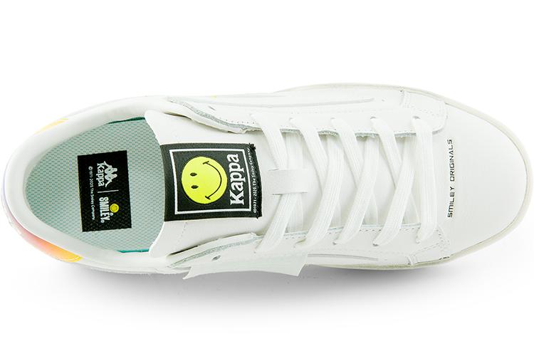 Кроссовки унисекс SMILEY x Kappa KPCBECC83C-012 белые, 36 EU