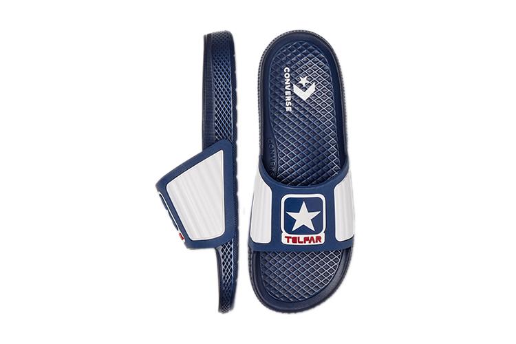 Шлепанцы унисекс Converse All Star Slide Telfar Navy, 36 EU