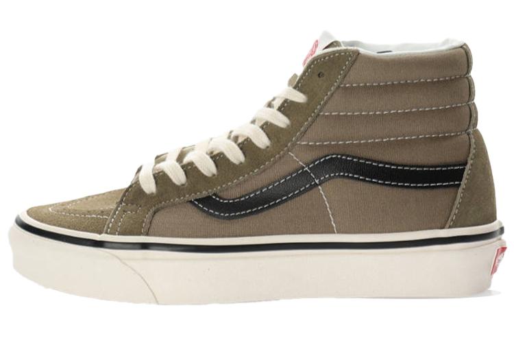 Кроссовки унисекс Vans SK8 Hi 38 DX оливковые, 38.5 EU