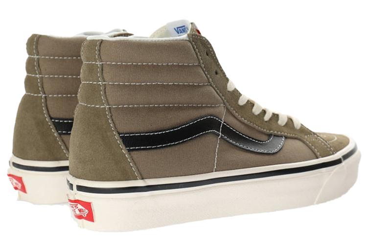 Кроссовки унисекс Vans SK8-Hi 38 DX оливковые, 36.5 EU