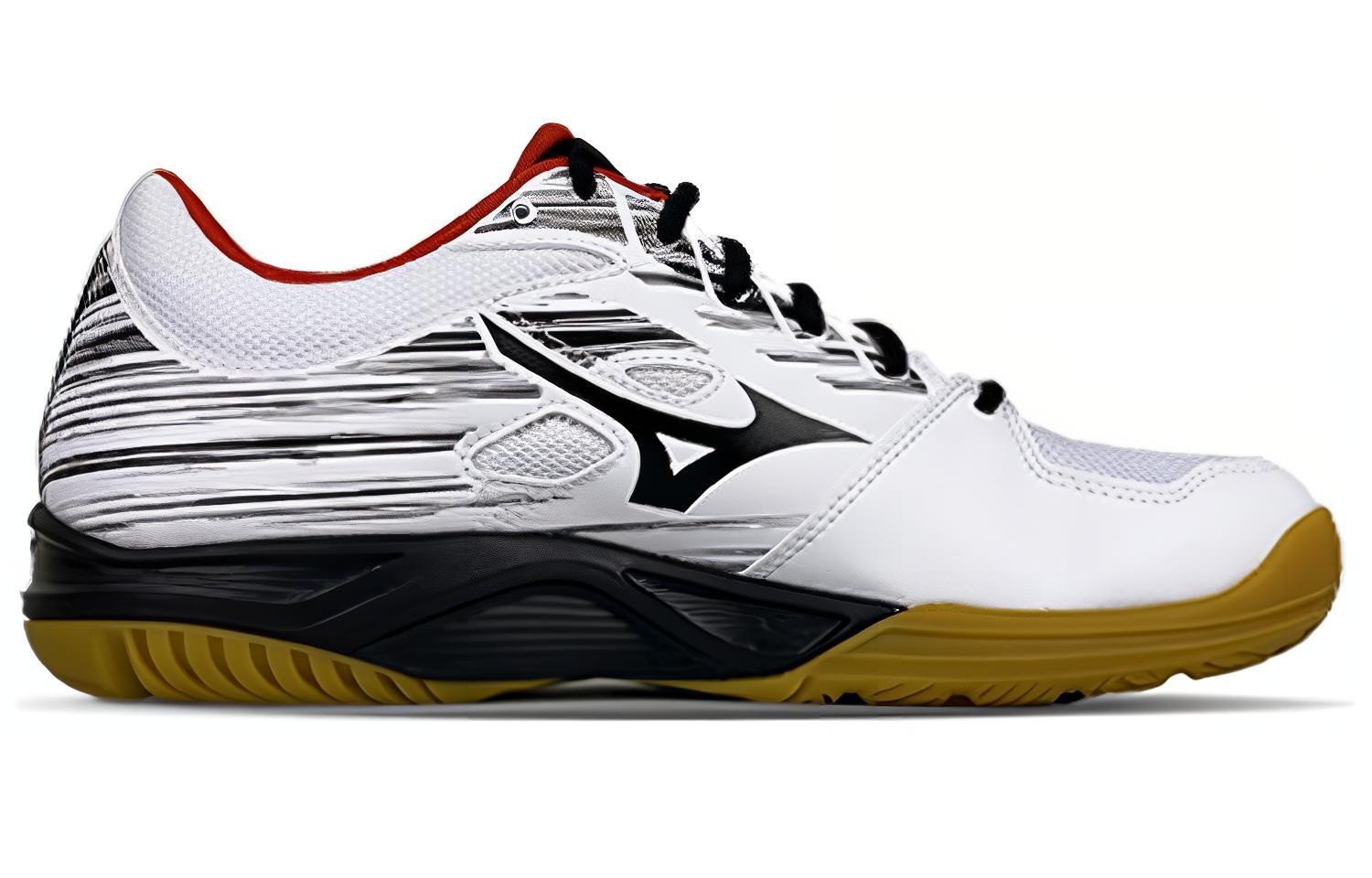 Кроссовки унисекс Mizuno Sky Blaster 2 белые, черные, 36.5 EU
