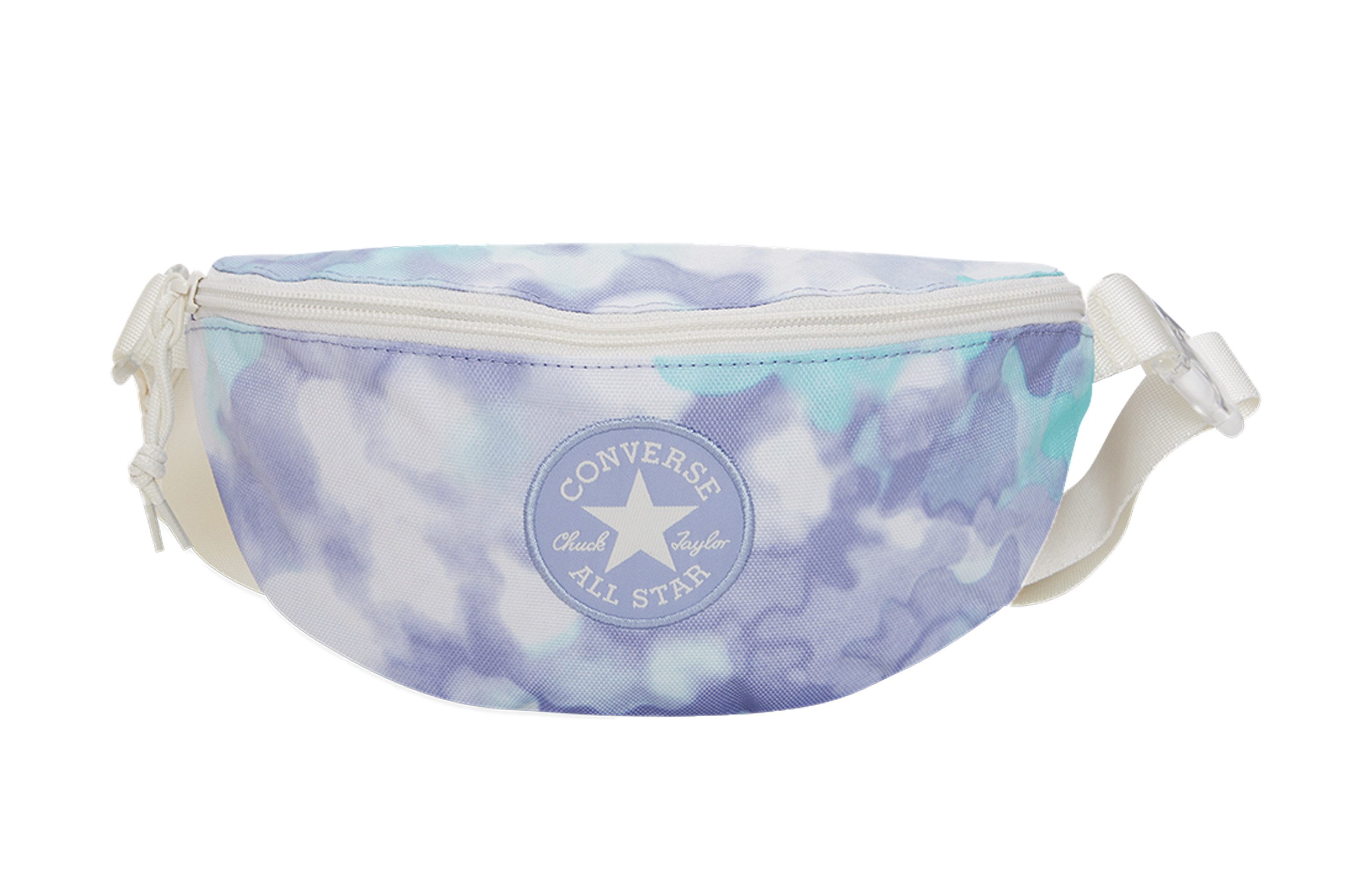 Сумка унисекс Converse Sling Bag Crossbody Bag светло голубая и фиолетовая