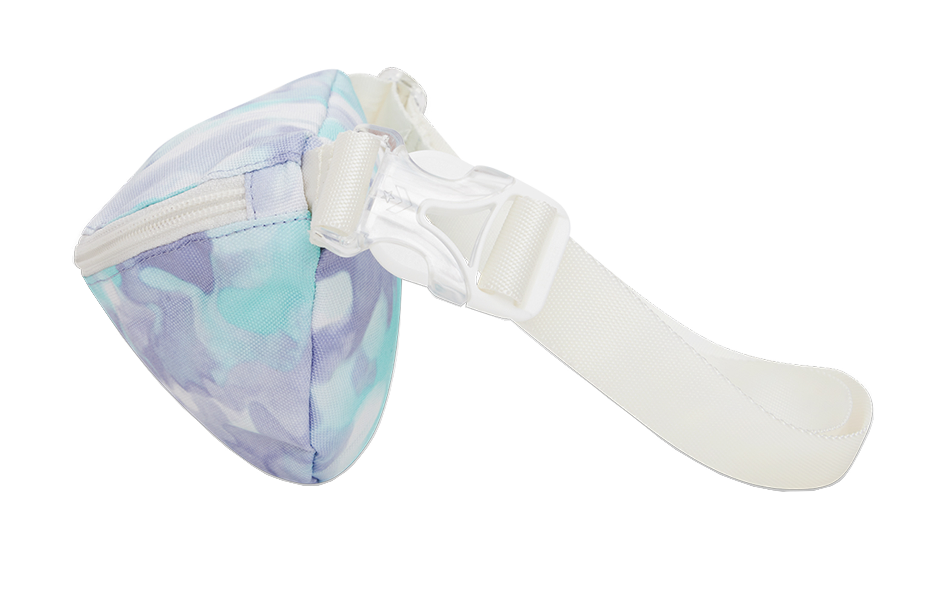 Сумка унисекс Converse Sling Bag Crossbody Bag светло голубая и фиолетовая