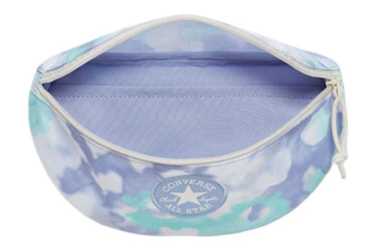 Сумка унисекс Converse Sling Bag Crossbody Bag светло голубая и фиолетовая