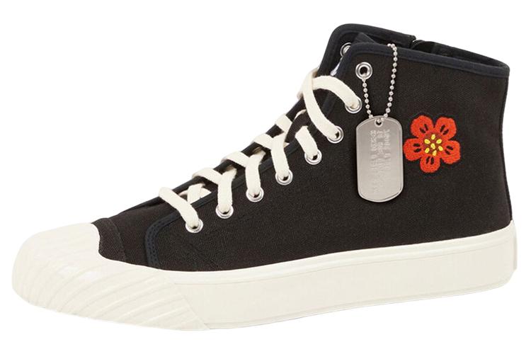 Кеды мужские KENZO School High Top Trainers черные, 41 EU