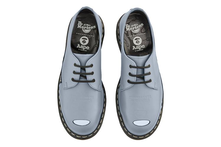 Резиновые ботинки мужские Aape x Dr.Martens серые, 41 EU